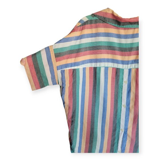 Madewell Cotton Oversized Shirt with Back Buttons size S - Picture 6 of 15